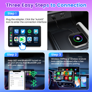 Accessoires Auto : Boîtier Android Auto AI, CarPlay, 64 Go, 8 Go, 128 Go, Double Canal, Carlinkit, <span class=keywords><strong>Smartbox</strong></span> Voiture, Adaptateur Audio Multimédia <span class=keywords><strong>TV</strong></span> YouTube - Product Image 5