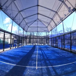Padlle Pisos Padel Court Tennis Court Panorâmica esporte remo Ténis tribunal plataforma grama artificial