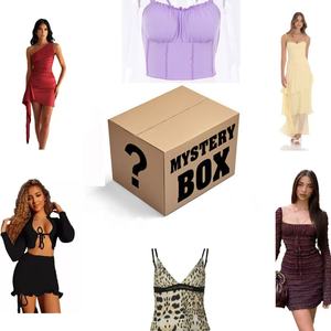 Abito Casual da donna Top gonna corta scatola misteriosa Set popolare ordine di consegna casuale a buon mercato per l'<span class=keywords><strong>estate</strong></span> - Product Image 1