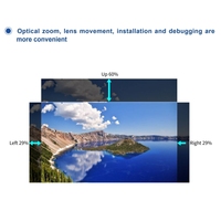 Projecteur laser VLU653 /3LCD pour les entreprises, l'éducation et les grands espaces, mise au point manuelle, 1080P, haut-parleurs intégrés, 6500-7000 lumens