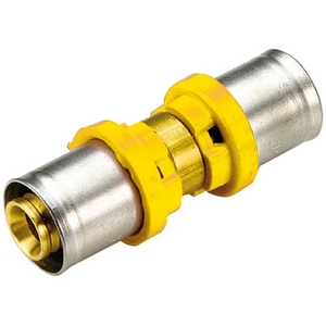 Conexión Multicapa Recta de Doble Reducción para Gas 20x16 para Conexión de Tuberías - Product Image 1