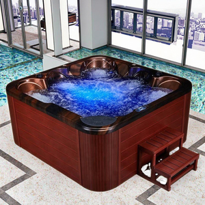 Vente en gros de baignoire spa extérieure autoportante en acrylique spa pour maison/villa/hôtel - Product Image 1