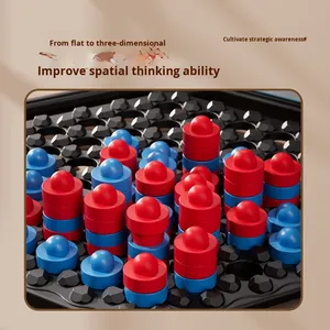 Nuovo <span class=keywords><strong>Gioco</strong></span> da Tavolo Interattivo Genitore-Figlio 3D Quattro in Fila e Cinque in Fila per 4-6 Anni in Plastica - Product Image 5