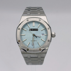 นาฬิกาข้อมือผู้ชายเรียบง่าย Montre Homme นาฬิกาอัตโนมัติกันน้ำ  รับสั่งทำโลโก้ของตัวเอง  กลไก NH35 นาฬิกาอัตโนมัติสำหรับผู้ชาย - Product Image 3