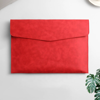 Haute Qualité A4 Fichier Titulaire Dossier Enveloppe Document Sac D'affaires Porte-Documents PU Portefeuille En Cuir-Vente Directe D'usine