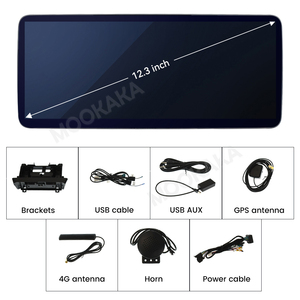 Mookaka 12.3 pouces Android 13 Autoradio pour <span class=keywords><strong>Mercedes</strong></span>-Benz GLA CLA <span class=keywords><strong>Classe</strong></span> <span class=keywords><strong>A</strong></span> 2016 2017 <span class=keywords><strong>2018</strong></span> Navigation GPS avec Carplay FM AM - Product Image 4