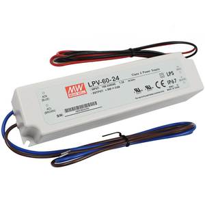 Fuente de Alimentación LED Mean Well LPV-60-24 de 60W, 24Vdc, 2.5A, Salida Única, Clase IP67 2 - Product Image 2