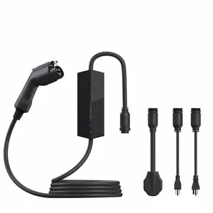 Adjustable Plug 7KW 32A Level 2 EV Charger For Home Portable EV Charger With Adjustable Current And NEMA 14-50 Plug