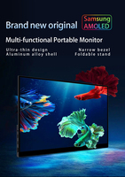 Moniteur portable professionnel IPS HD 144Hz de 13,3 à 18,5 pouces, écran secondaire pour PC, extension d'écran pour ordinateur portable et téléphone
