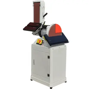 China Houten Werkende Machine Bench Riem Disc Sander Met Schuren Machine Voor Hout