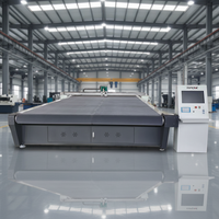 Máquina de corte CNC digital con cuchilla oscilante redonda para tejidos de tela a rayas, persianas cebra, de fábrica TC para exportación