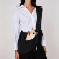 Sac de transport léger pour chien, respirant, souple, à bandoulière, pour chiot, sac de voyage portable pour animaux de compagnie, pour la marche en plein air, pour petits chiens et chats