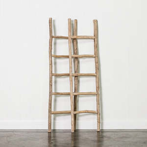 Home Integration Simple Wooden Attic <b>Ladder</b> Duplex Villa Invisible Lift Telescopic Solid Wood Easy Operate Wood - Product Image 3