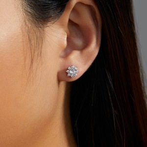 Alta Qualidade Banhado A Ródio Brincos De Casamento Jóias Trendy Design Moda Latão Mulheres Atacado <span class=keywords><strong>Bulk</strong></span> Stud <span class=keywords><strong>Earrings</strong></span> - Product Image 2