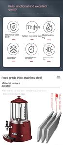 Nouvelle machine <span class=keywords><strong>à</strong></span> chocolat chaud commerciale, multifonctionnelle, alimentée par prise, capacité <span class=keywords><strong>de</strong></span> 5 L pour l'eau, le lait, la farine <span class=keywords><strong>de</strong></span> maïs - Product Image 6