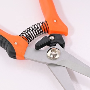 ด้ามจับกันลื่นสำหรับตัดแต่งกิ่งต้น<span class=keywords><strong>บอน</strong></span><span class=keywords><strong>ไซ</strong></span>ต้นไม้ผลไม้ใบมีดแหลมปลายแหลมแบบสปริง - Product Image 3