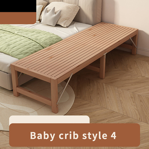 Di alta qualità a due passi regolabile in legno massiccio bambino bambino letto Design moderno culla <span class=keywords><strong>per</strong></span> la crescita dei bambini <span class=keywords><strong>accessori</strong></span> camera da letto - Product Image 4
