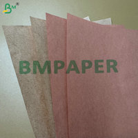 Papier kraft non couché non ciré 40g/m² 50g/m² en rouleau pour emballage de viande, barbecue, fumage et usage en traiteur