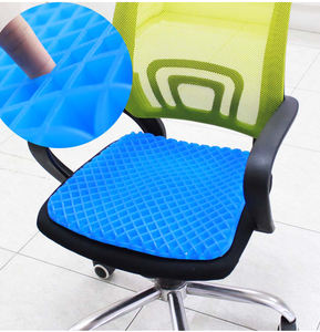 Saien Factory benutzer definierte Kühl abdeckung Auto Bürostuhl Kissen Waben verbessert Gel Sitzkissen für Rollstuhl fahrer - Product Image 3