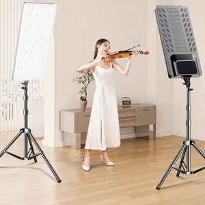 Lampe à panneau plat LED professionnelle 100W, éclairage photo, lumière de remplissage à intensité variable, lumière pour selfie, grande taille, éclairage vidéo pour studio photo - Product Image 1