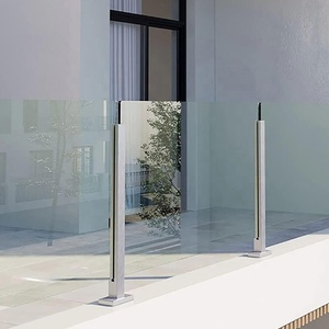 4x4 Stainless Steel <strong>Railing</strong> Fence Post <strong>Retaining</strong> <strong>Wall</strong> - Product Image 2