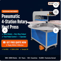 Presse à chaud 4 stations multicolore 70x50cm avec alignement laser pour impression DTF sur coton, vinyle, T-shirt, lin, manches, col, sac