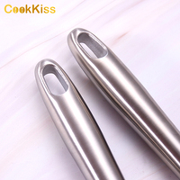 LEHAO Accessoires de cuisine uniques en acier inoxydable 304, cuillère à soupe, ustensiles de table, spatule, outils de cuisson antiadhésifs