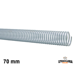 AIR-FLEX/PU polyurethane <b>hose</b> for dust and abrasive <b>suction</b>, 70mm (20m) - Product Image 1
