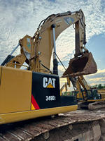 Excavatrice Caterpillar 349D2 d'occasion, 50 tonnes, CAT 349D2 de seconde main, chenille lourde pour l'exploitation minière, faible nombre d'heures, d'origine japonaise, à vendre
