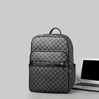 Sac à dos en cuir PU pour homme, idéal pour les affaires, les voyages, l'université et l'école
