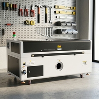 Machine de gravure/découpe laser CO2 TZ-1390 avec contrôleur Ruida, haute précision, refroidissement par eau, CNC, pour matériaux non métalliques, métal, bois, papier, MDF