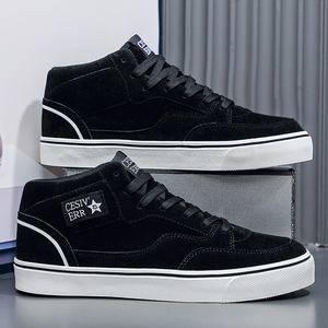 Men's Casual Canvas High <b>Top</b> Shoes Professional Designer Couple Board Shoes Summer Autumn <b>Walking</b> Shoes Breathable Comfort - Product Image 3
