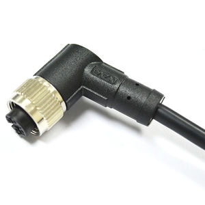 Benutzer definierte wasserdichte Kabel baugruppe IP67 M12 2 <span class=keywords><strong>3</strong></span> 4 5 6 8 12-polige Buchse Kabel leiste Right Angel Plug Geschirmtes Kabel IP67 - Product Image 3