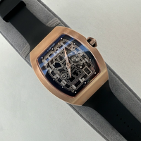 Nouvelle Montre Mécanique Automatique Tourbillon de Luxe pour Homme 2026, Boîtier Or Rose, Style Designer, Réserve de Marche, Haute Qualité