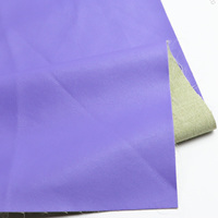 Jaket Kulit Wanita Warna Ungu Bahan Kulit PU Gaya Baru Jaket Kulit Sintetis
