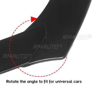4 piezas de alerón divisor universal de ABS para parachoques delantero de coche, kit de carrocería, para Ford Mustang GT - Product Image 4