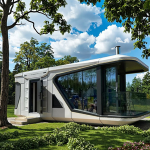 <span class=keywords><strong>Prefab</strong></span> nhà và văn phòng thép không gian viên nang cho cắm trại cho sân sử dụng kết cấu thép bền - Product Image 6