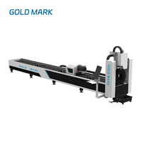 GOLDMARK Machine de découpe laser à chargement automatique de tubes et tubes à rotation de 3m Machine de découpe laser à fibre