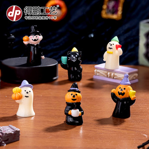 ดีพี มินิ ฮาโลวีน เรซิ่น ผี แวมไพร์ ฟักทอง ของตกแต่งในร่ม ของประดับตกแต่งโต๊ะทำงาน - Product Image 3