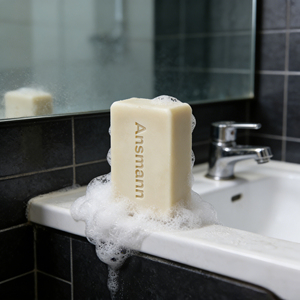 <span class=keywords><strong>Sapone</strong></span> Viso Solido Artigianale da Uomo per Pulizia Profonda con Burro di Karité e Sbiancante per Pelle Grassa - Product Image 2