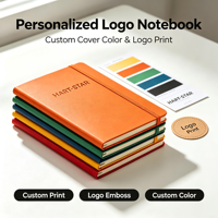Carnet à couverture rigide avec logo personnalisé, marque-page élastique, pages intérieures imprimées sur mesure, fabricant de journaux-cadeaux d'affaires