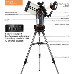 Télescope astronomique réflecteur professionnel pour débutants, objectif multicouche 203 mm, champ de vision 2,6-4,6, utilisé pour - Product Image 3
