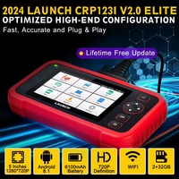 Escáner OBD2 LAUNCH CRP123I V2.0 Elite, Actualización Gratuita de por Vida hasta 2025, Herramienta de Diagnóstico para Motor, ABS y SRS