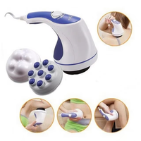 Marteau de massage électrique anti-cellulite pour le corps entier, vente chaude 2025, massage amincissant, vibro, 4 têtes de massage, minuterie