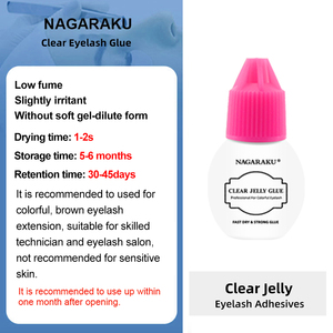 NAGARAKU Lông Mi Trang Điểm 4 Keo Khác Nhau Cho Lashes Eyelash <span class=keywords><strong>Glue</strong></span> Mùi Thấp Không Mùi Nhanh Khô Sticker Kết Nối Người Hâm Mộ - Product Image 5