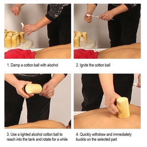 PZ حجامة صينية ، طقم حجامة تدليك حجامة خيزران - Product Image 5