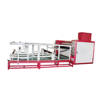 Presse à chaud multifonctionnelle rouleau à rouleau par sublimation machine de transfert de chaleur à rouleau à culbuteur automatique pour tissu