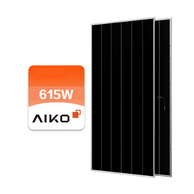 Aiko ABC Solar Pv Module N Type 615w Single Glass Aiko Photovoltaic Solar Panels