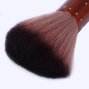 Crystal Handle Soft Bristle Hair <b>Brush</b> Blue And Pink Oval Shape For Hair Care Styling - Product Image 2