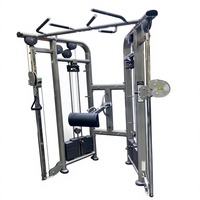 Appareil de musculation à double poulie réglable pour entraînement fonctionnel et renforcement musculaire